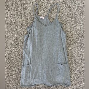 Pink Lily Gray Romper